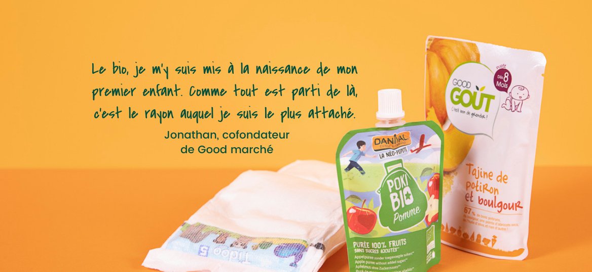 GOOD GOUT - GOURDE PETIT DEJ POMME 70G - Bio Pour Bébés