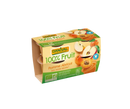 Dessert de fruits pomme abricot bio - 4 x 100g