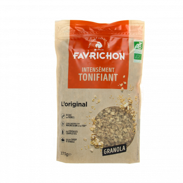 Granola original bio - 375g - FAVRICHON - Good marché
