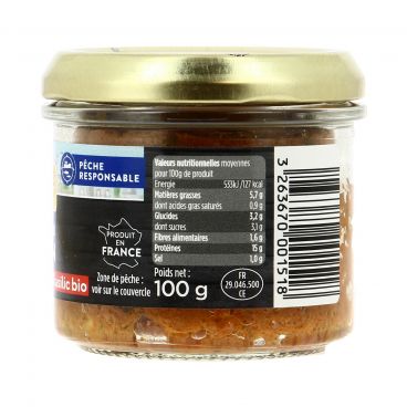 Toastimer de thon tomates séchées et basilic bio - 100g - PHARE D'ECKMÜHL - Good marché