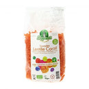 Torsades aux lentilles corail bio - 250g - LAZZARETTI - Good marché