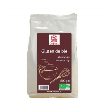 Gluten de blé bio - 500g - CELNAT - Good marché