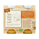 Petits pots menu carotte courge butternut poulet riz bio - 2 x 200g - Babybio - Good marché