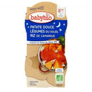 Bols bonne nuit patates douces et légumes du soleil bio - 2 x 200g - Babybio - Good marché