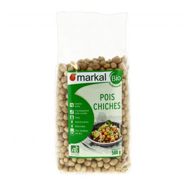 Pois chiches bio - 500g - MARKAL - Good marché