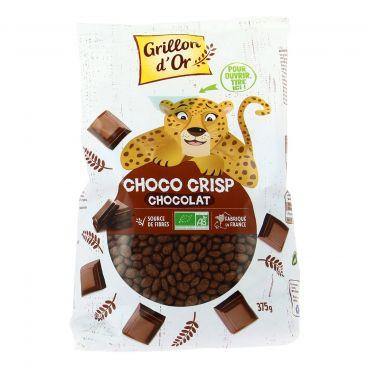 Choco crisp bio - 375g - GRILLON D'OR - Good marché