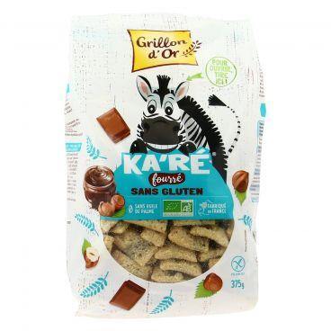 Ka'ré fourré cacao noisette bio - 375g - GRILLON D'OR - Good marché