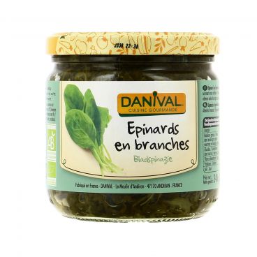 Épinards en branches bio - 300g - DANIVAL - Good marché