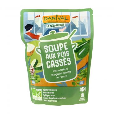 Soupe saveur pois cassés bio - 50cl - DANIVAL - Good marché
