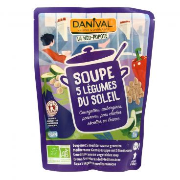 Soupe saveur 5 légumes du soleil bio - 50cl - DANIVAL - Good marché