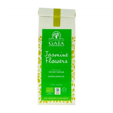 Thé vert jasmin bio - 32g - LES JARDINS DE GAIA - Good marché