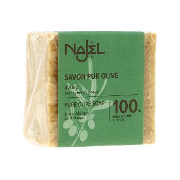 Savon d'alep 100% huile d'olive bio - 200g - NAJEL - Good marché