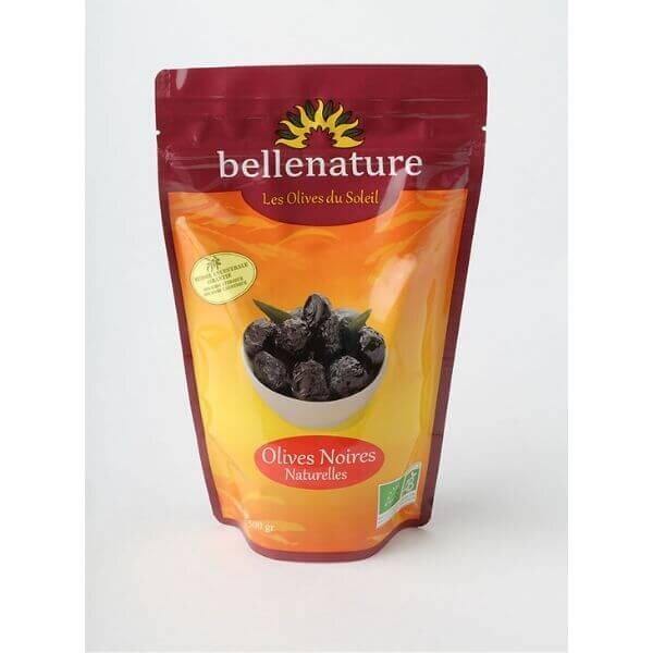 Olives noires nature bio - 230g - BELLE NATURE - Good marché