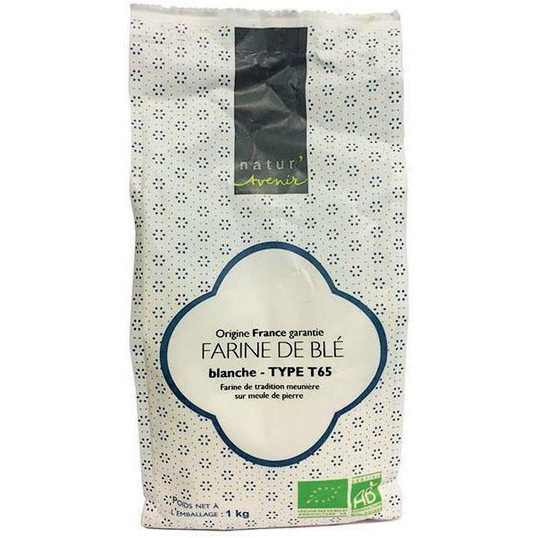 Farine de blé t65 blanche bio - 1kg - NATUR'AVENIR - Good marché
