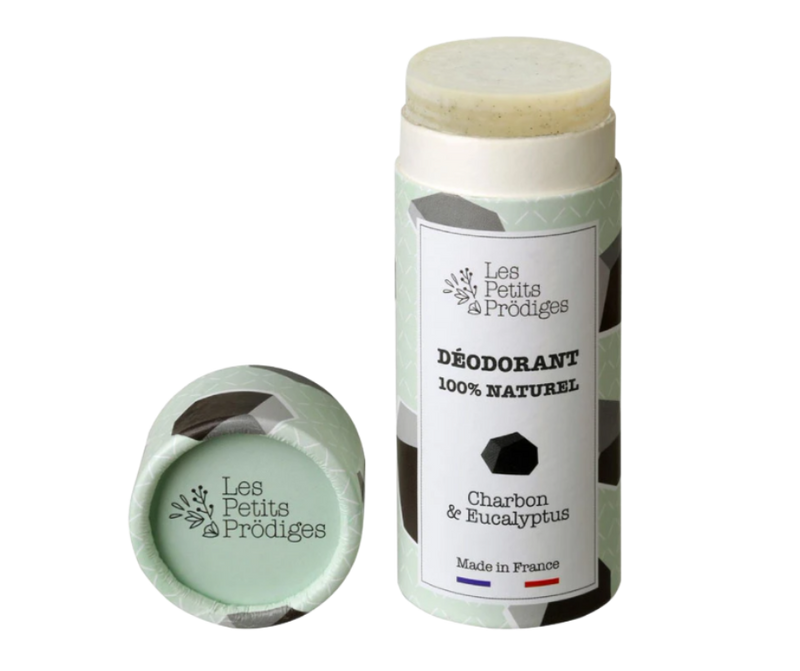 Déodorant charbon & eucalyptus bio - 65g - LES PETITS PRODIGES - Good marché