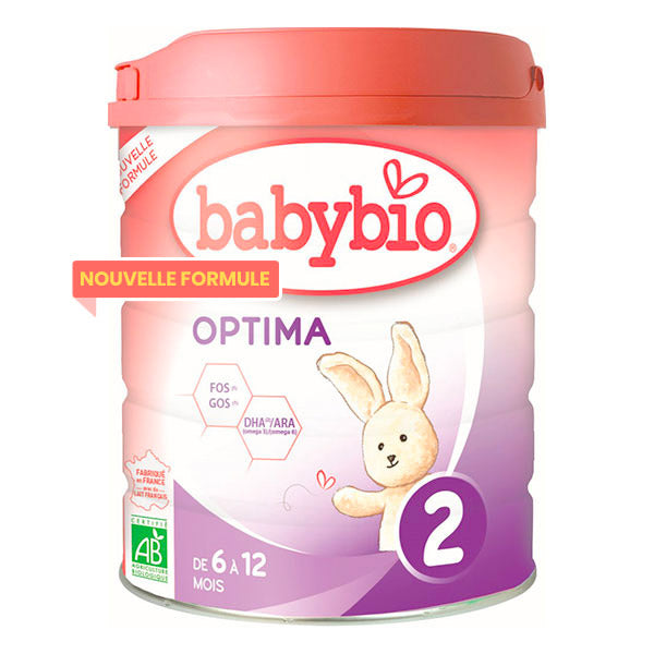 Lait de suite relais optima 2 dès 6 mois 2ème âge bio - 800g - Babybio - Good marché