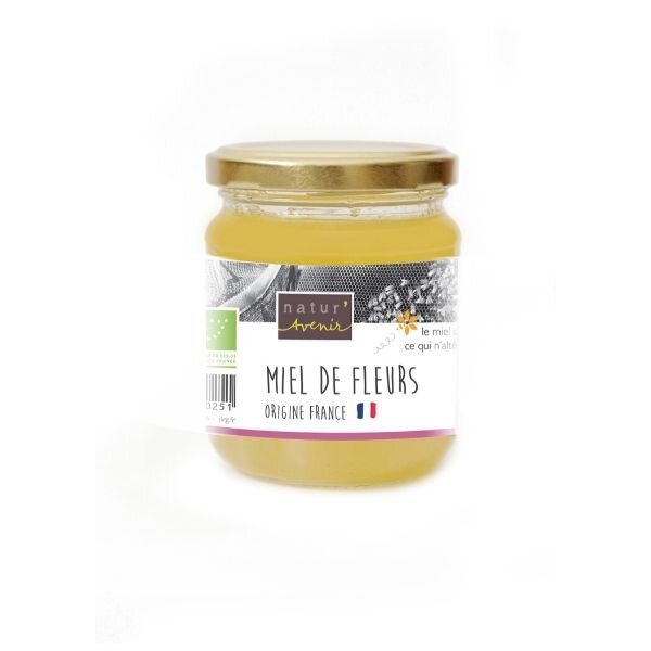 Miel de fleurs france bio - 250g - NATUR'AVENIR - Good marché