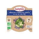 Assiette bonne nuit brocoli haricots verts et riz bio - 230g - Babybio - Good marché