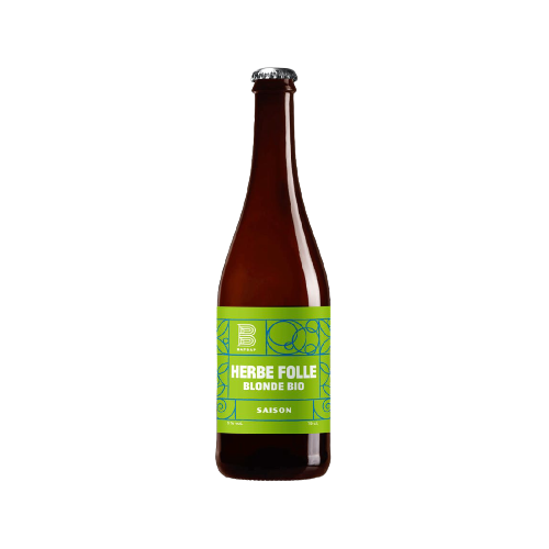 Bière Herbe Folle Saison bio - 75cl - BAPBAP - Good marché