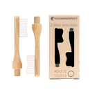 Lot de 2 têtes interchangeables pour brosse a dents - OCEANRESPECT - Good marché