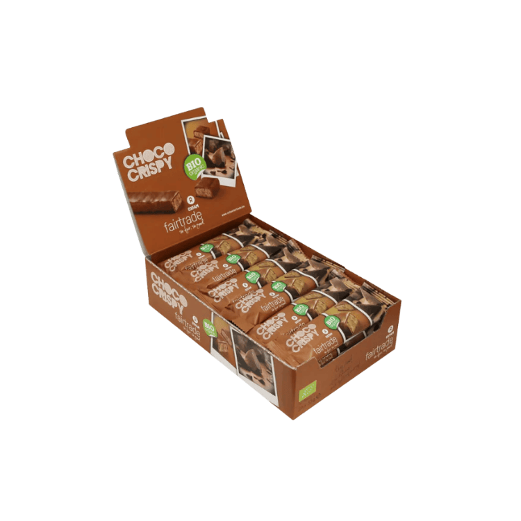 Barre choco crispy bio - Pack 24 barres - Artisans du monde - Good marché