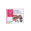 Barres céréales choco-noisette-raisin bio - 125g - BIOSOLEIL - Good marché
