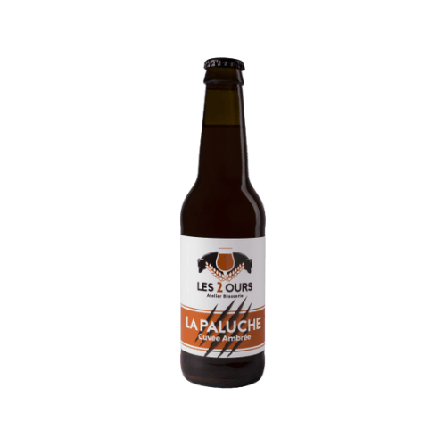 Bière La paluche cuvée ambrée bio - 33 cl  - Brasserie Les 2 Ours - Good marché