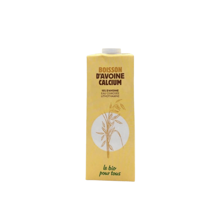 Boisson d'avoine calcium bio - 1L - BIO POUR TOUS - Good marché