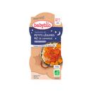 Bols bonne nuit tendresse de petits légumes et riz bio - 2 x 200g