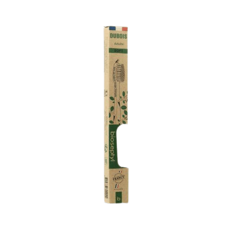 Brosse à dents bois souple blanc dubois bio - x1 - BIOSEPTYL - Good marché