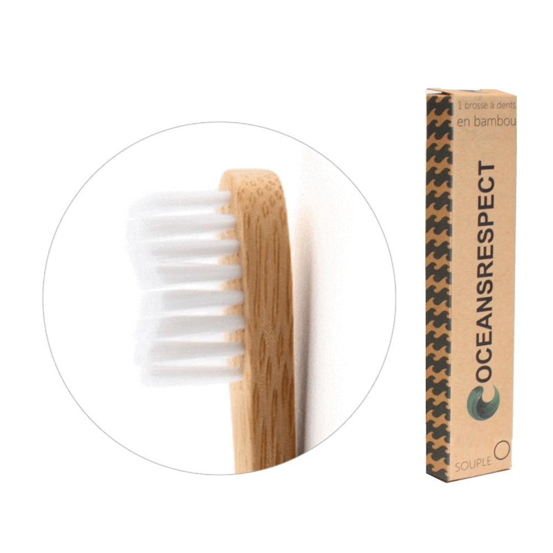 Brosse a dents soft en bambou - Enfant - OCEANRESPECT - Good marché