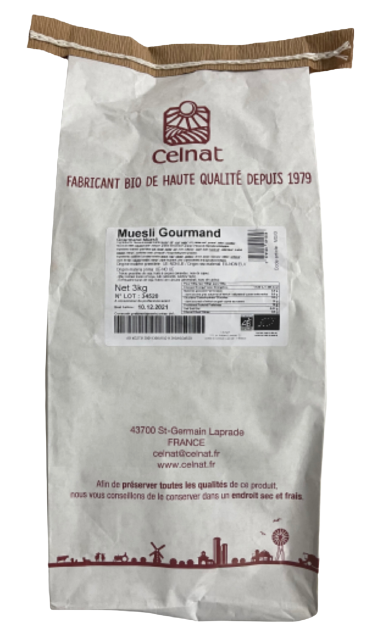 Müesli gourmand bio - 3kg - CELNAT - Good marché