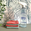 Chiffonnettes lavables en coton bio GOTS – lot de 2