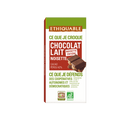 Chocolat lait 42% de cacao Noisettes entières bio - 100 g - Ethiquable - Good marché
