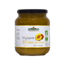 Compote de pêches jaunes bio - 590 g - Côteaux Nantais - Good marché