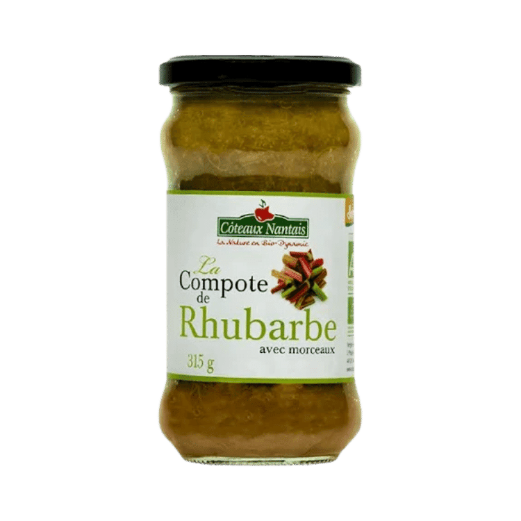 Compote de rhubarbe bio - 350 g - Côteaux Nantais - Good marché