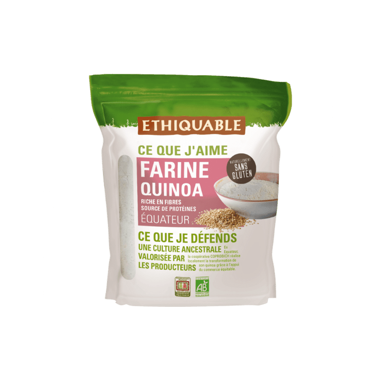 Farine de quinoa bio - 400 g   - Ethiquable - Good marché