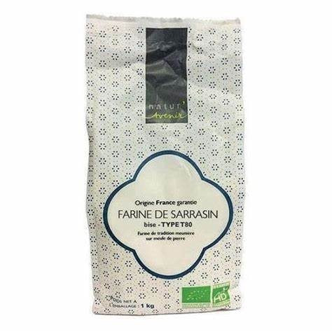 Farine de sarrasin bio - 1kg - NATUR'AVENIR - Good marché