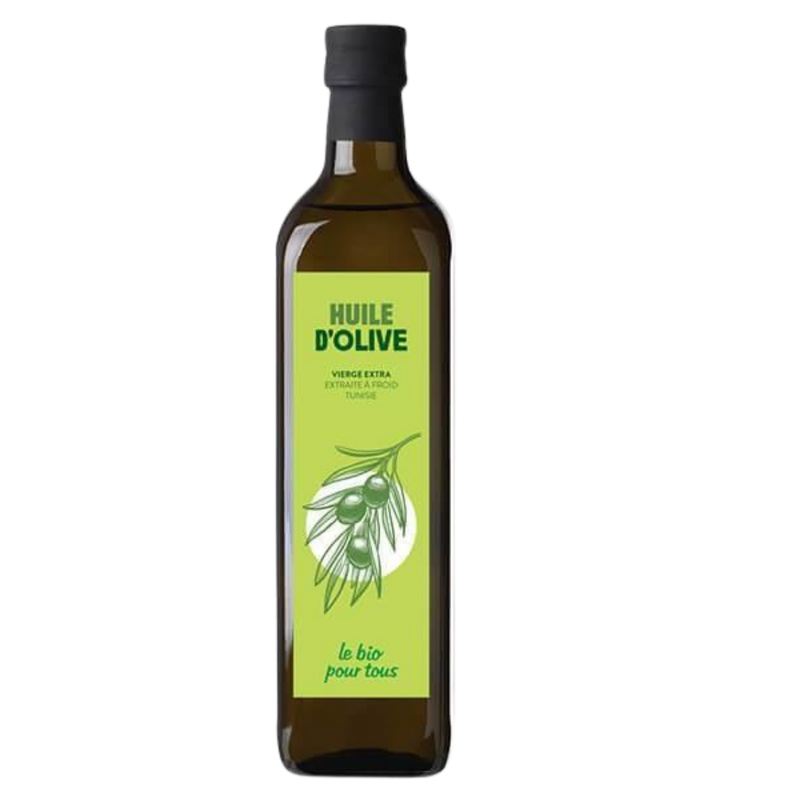 Huile d'olive vierge extra bio - 1L - BIO POUR TOUS - Good marché