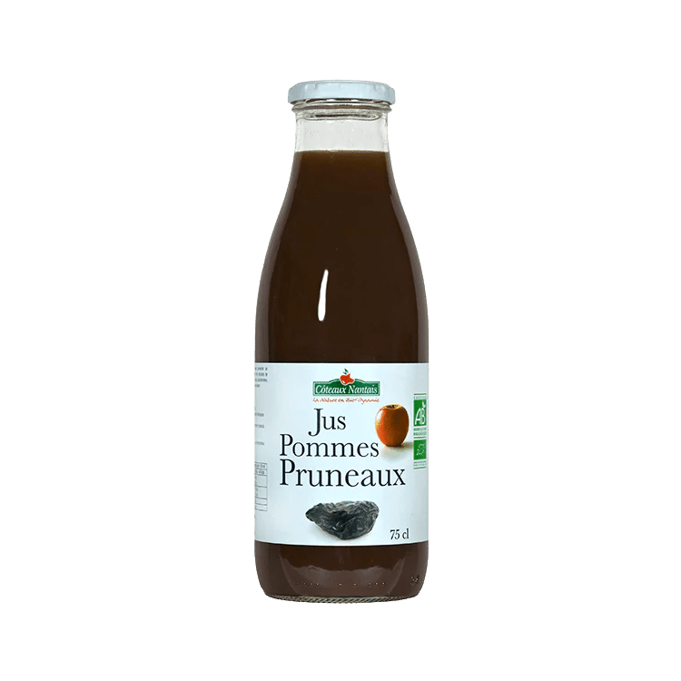 Jus de pommes et pruneaux bio - 1 l - Côteaux Nantais - Good marché
