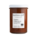 Chutney Abricots Gingembre bio - 235g - Karine & Jeff - Good marché