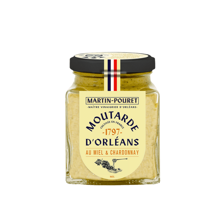 Moutarde d'Oléans au miel et Chardonnay - 200 g - Martin-Pouret - Good marché