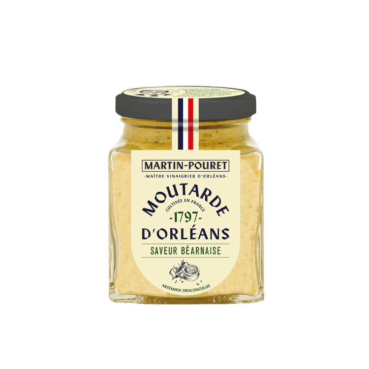 Moutarde d'Oléans saveur béarnaise - 200 g - Martin-Pouret - Good marché