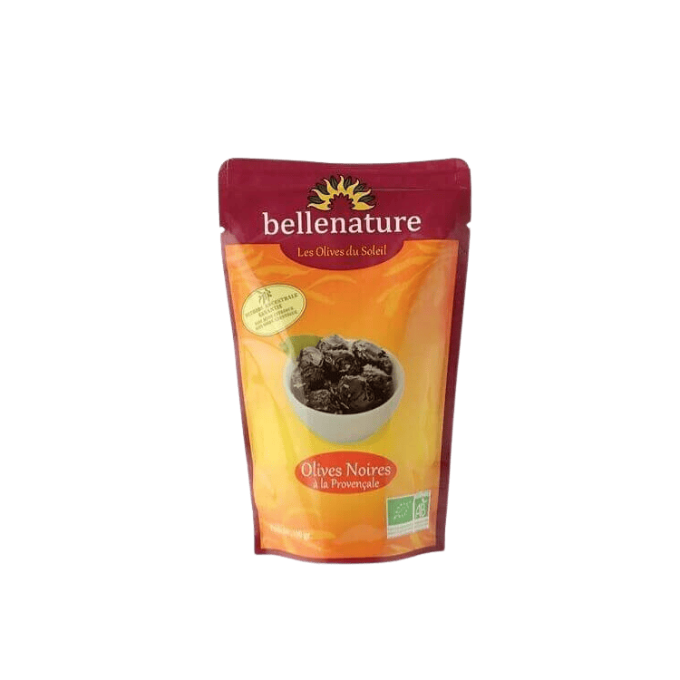Olives noires à la provençale bio - 230g - BELLE NATURE - Good marché