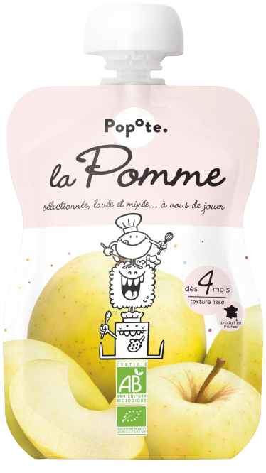 Gourde - La pomme bio - 120g - Popote - Good marché
