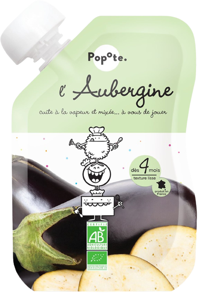 Gourde - L'aubergine bio - 120g - Popote - Good marché