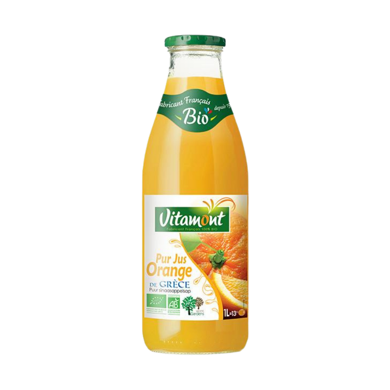 Pur jus d'orange bio - 1L - VITAMONT - Good marché