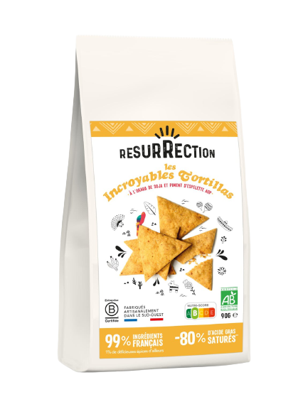 Les Incroyables Tortillas bio - 90g - Resurrection - Good marché