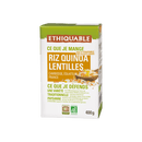 Riz Quinoa Lentilles bio - 400 g  - Ethiquable - Good marché