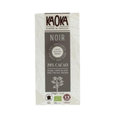 Chocolat noir 70% cacao bio - 100g - KAOKA - Good marché